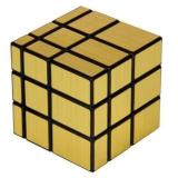 Rubik Qiyi 3x3 Mirror with golden stickers