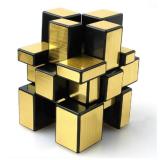 Rubik Qiyi 3x3 Mirror with golden stickers