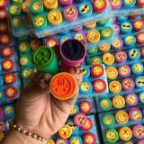 Set 10 con dấu mini màu sắc cho bé