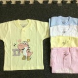 Set 5 Áo Cộc Catter Cổ Trụ Cho Bé Trai & Bé Gái Từ (1-12 Tháng)