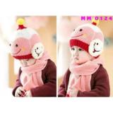 SET KHĂN MŨ LEN HÌNH MẶT CƯỜI