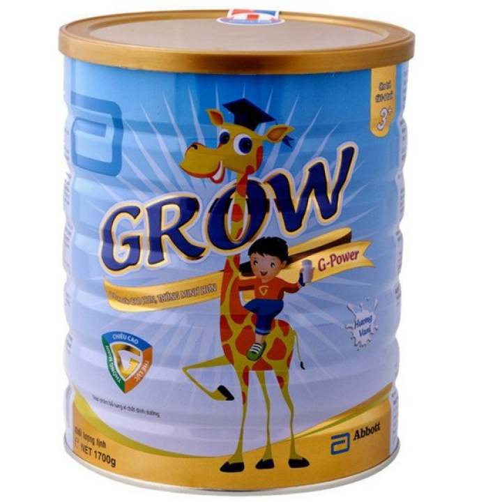 Sữa bột cho bé Abbott Grow G-Power 3plus 1700g