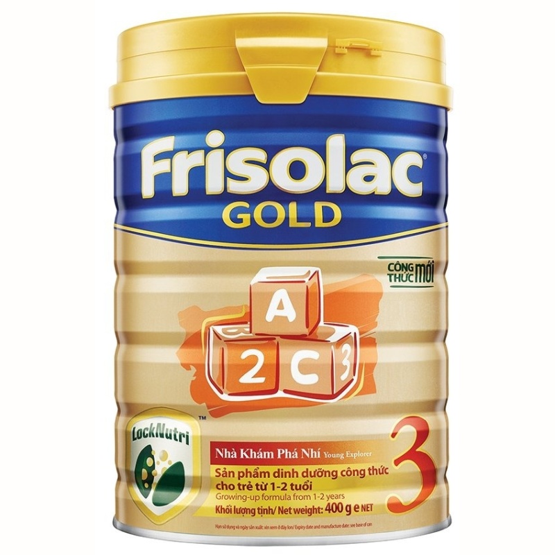 Sữa Bột Friso Gold 3 400g Chứa Thành Phần Synbiotics Giúp Hỗ Trợ Tiêu Hóa