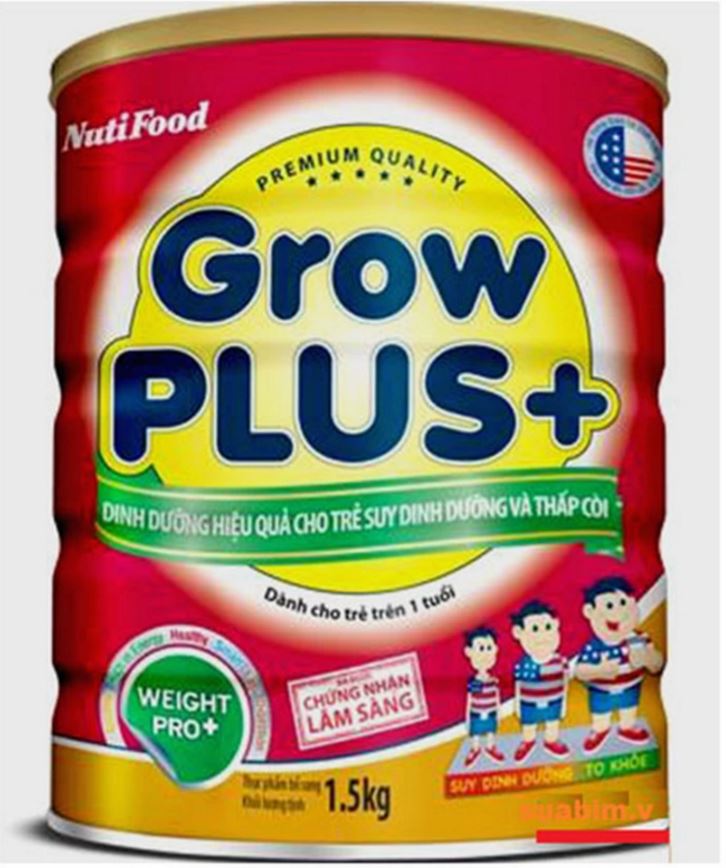 Sữa bột Nutifood Grow Plus 1.5 kg (Đỏ)