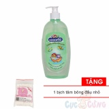 Sữa tắm gội Kodomo cho trẻ sơ sinh 400ml TẶNG 1 gói tăm bông đầu nhỏ - sua tam goi