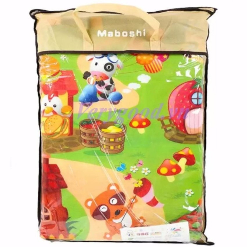 Thảm chơi 2 mặt cho bé Maboshi 180x200cm
