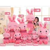 Thỏ hồng nhồi bông size 80 cm