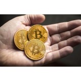 [HCM]Tiền Đồng Xu Bitcoin Mạ Vàng
