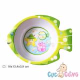 Tô trẻ em in hình kiểu con cá bằng nhựa - 36 - chen tap an dam cho be