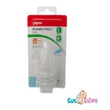 Ty bình sữa Pigeon Slicone cổ thường size L - 2 cái/vỹ