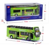 Xe bus mui trần mô hình sắt chạy đà