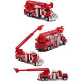 Xe đầu kéo bằng sắt - trộn bê tông