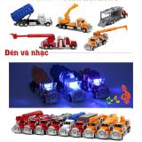 Xe đầu kéo bằng sắt - trộn bê tông