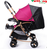 Xe đẩy bập bênh 2 chiều cho trẻ em Baobaohao C3 (Hồng tím)
