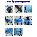 Xe trượt scooter 3 trong 1 New
