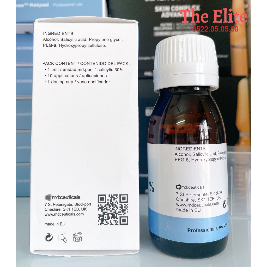 [ Công ty ] Thay da sinh học MD:Ceuticals MD PEEL SALICYLIC 30%
