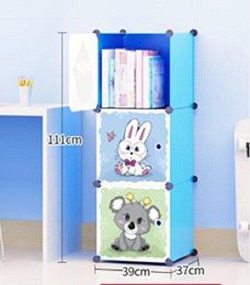 [HCM]Tủ nhựa ghép-Tủ đựng đồ 3 ô