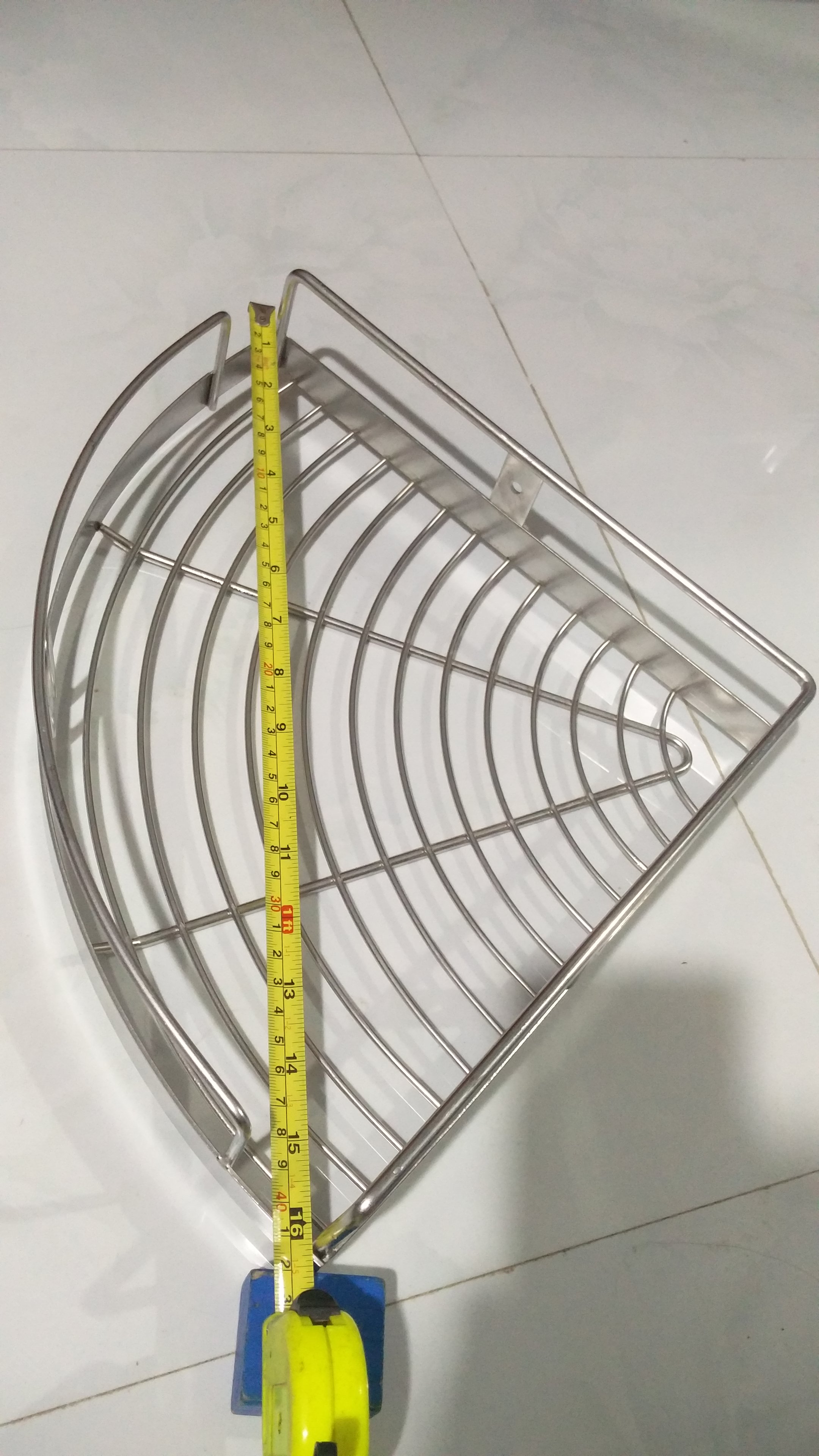 Kệ góc 1 tầng inox sus 304 cao cấp