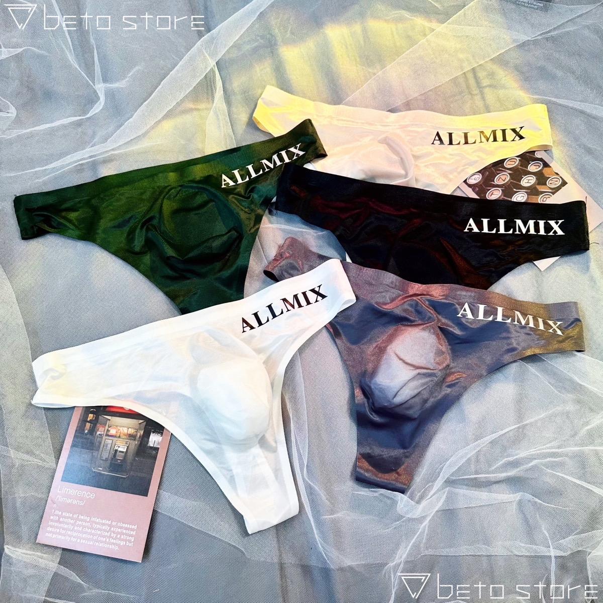 Quần Lót Lọt Khe Nam - Quần Sịp Thong Lụa Allmix