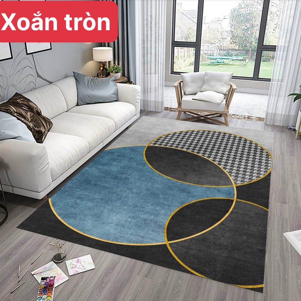 (HÀNG LOẠI 1 ) Thảm trải sàn Bali 3D 1m6x2m3 mẫu mã đa dạng