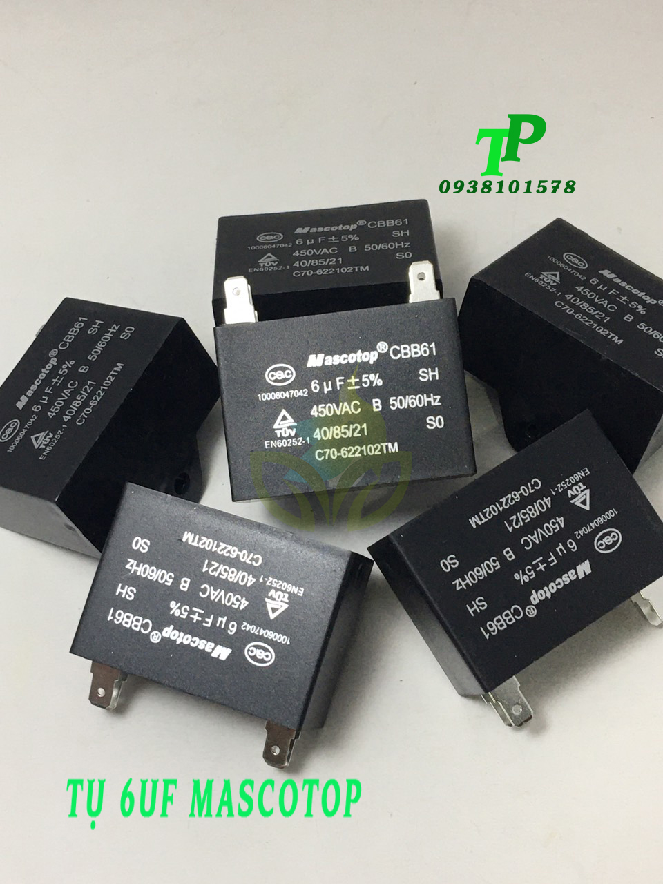 Tụ Mascotop 6uF CBB61