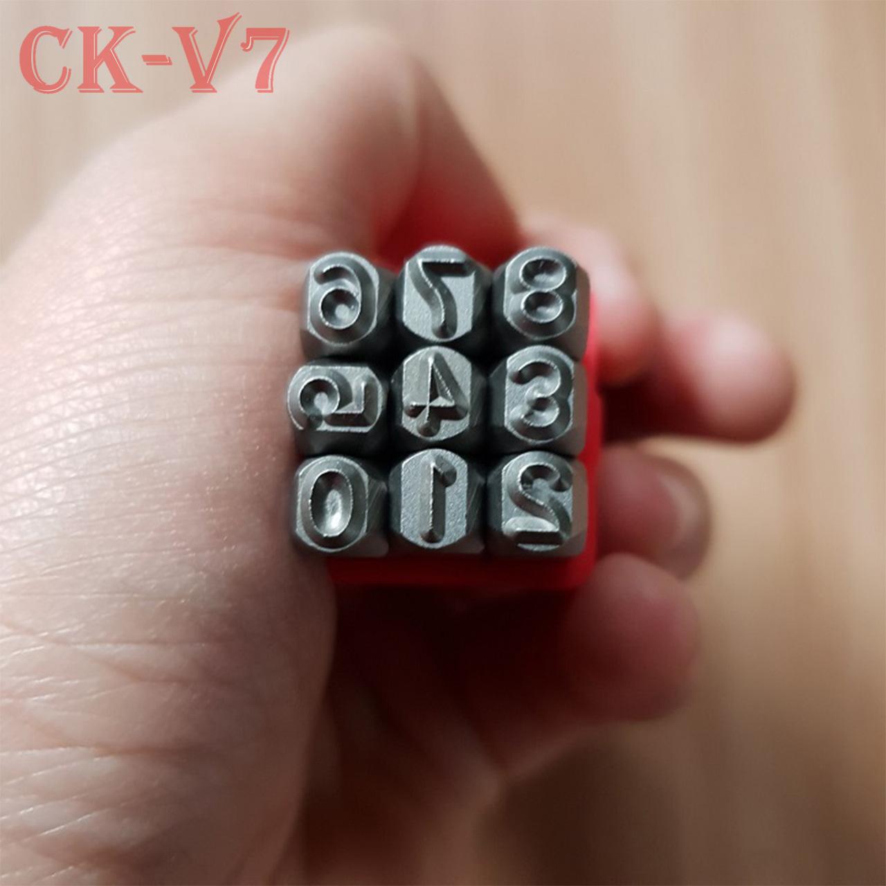 Combo Bộ Đục Đóng Chữ Và Số 4mm
