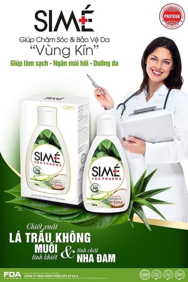 Dung Dịch Vệ Sinh Cho Phụ Nữ -- SIME – 150g