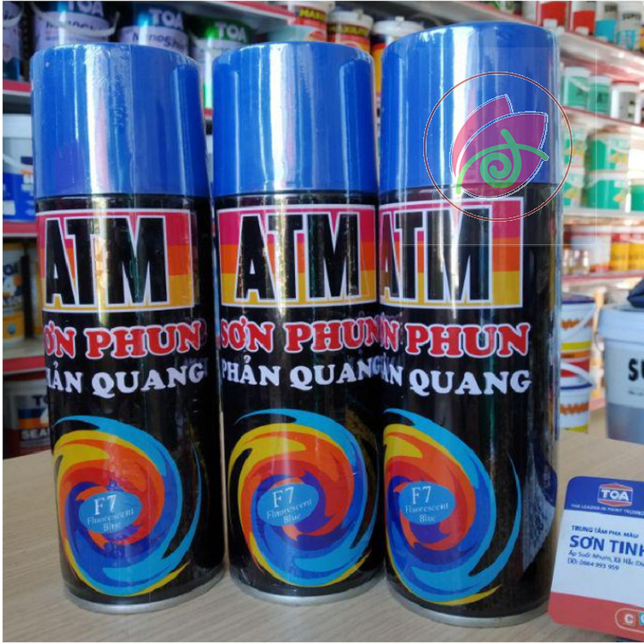 Sơn xịt phản quang ATM mảu đỏ F2