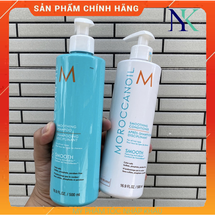 [HCM]Dầu Gội Xã Suôn Mượt Smooth Moroccanoil 500Ml