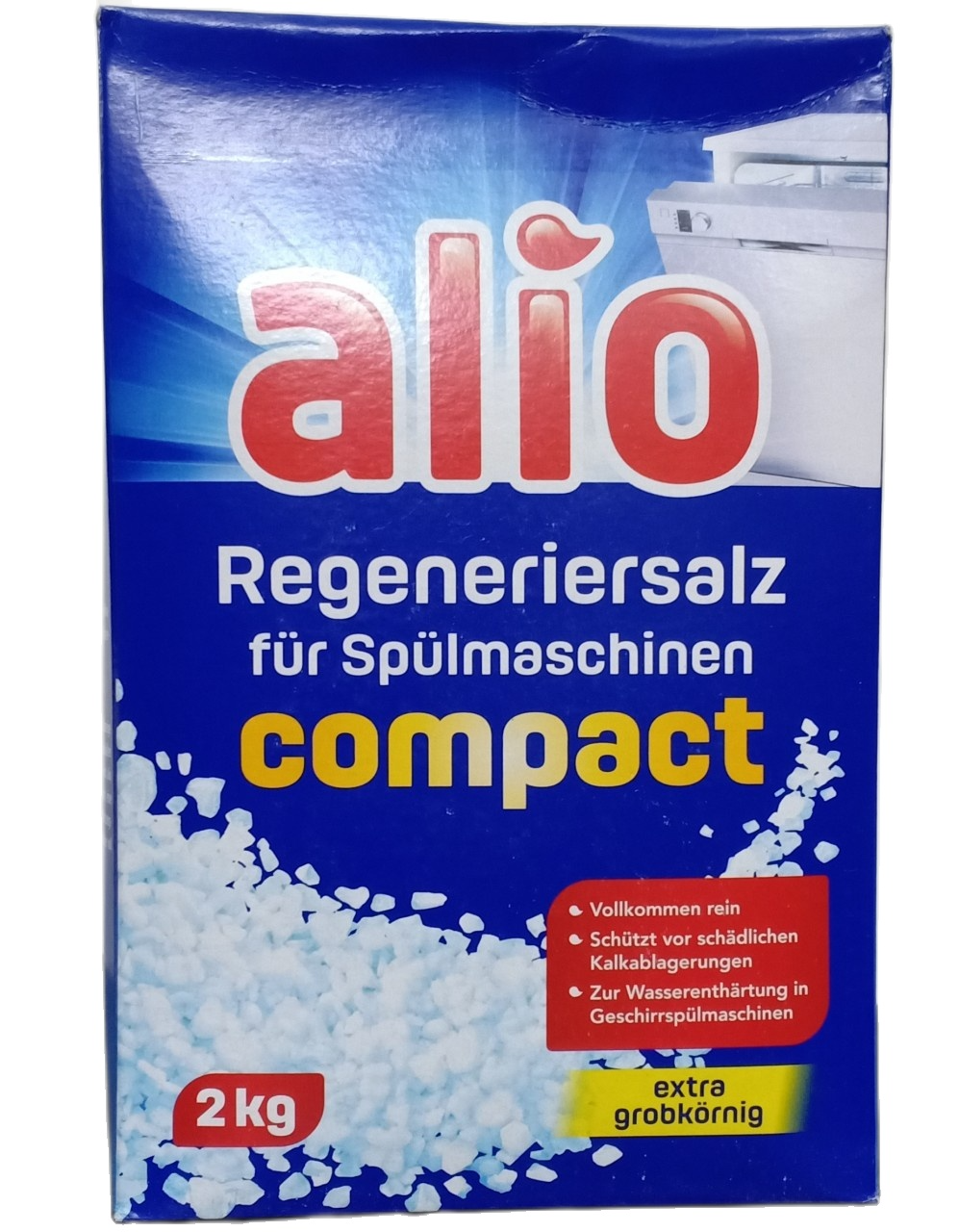 Muối rửa bát alio 2kg mẫu mới 2020