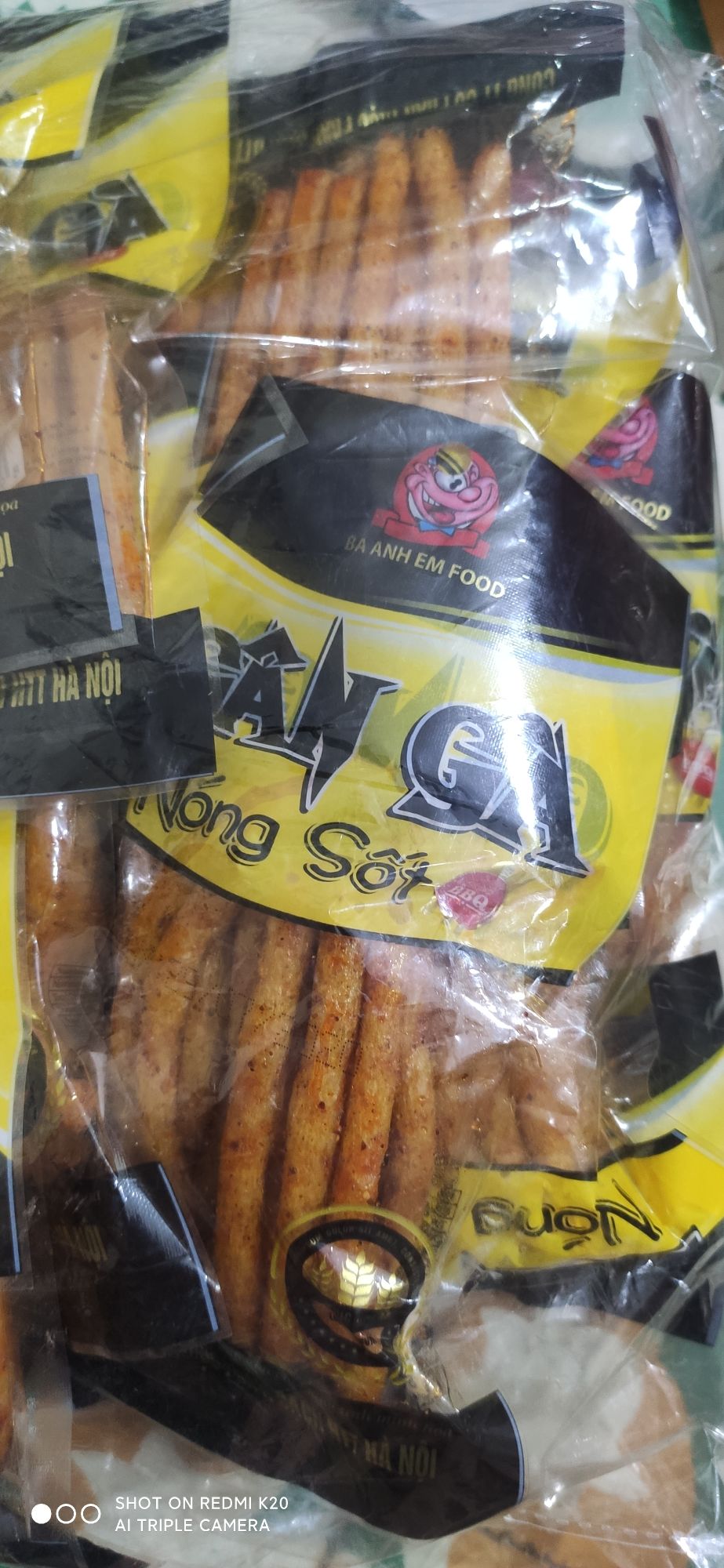 10 gói gân gà nóng sốt