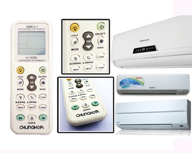 Remote Điều Khiển Máy Lạnh K1028E ChungHop - Phụ Kiện Thay Thế Chính Hãng
