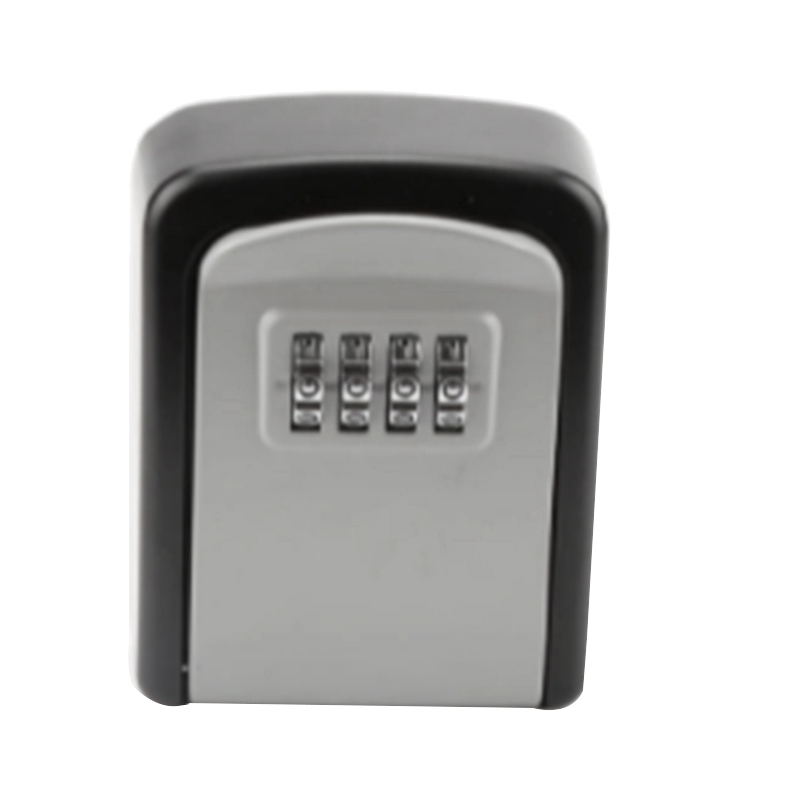 Key Lock Box Wall Mounted Zinc Alloy Key Safe Box Weatherproof 4 Digit Combination Key Storage Lock Box Indoor Outdoor