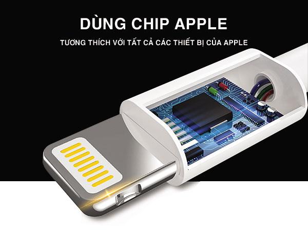 Cáp sạc Lightning Bagi Chuẩn MFi Cho Iphone/Ipod/Ipad – MFi Basic