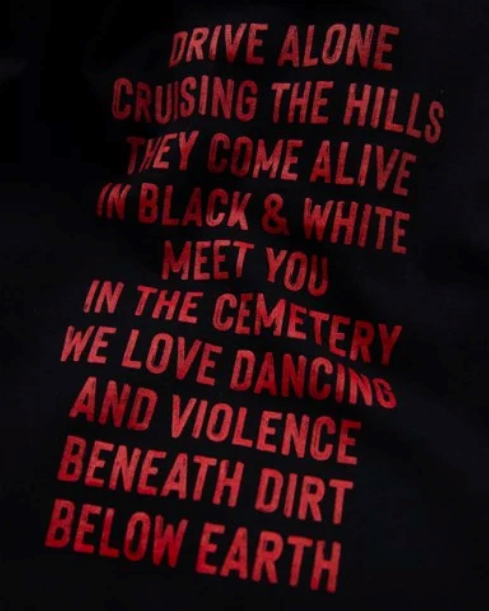 BLOOD BLACK TSHIRT