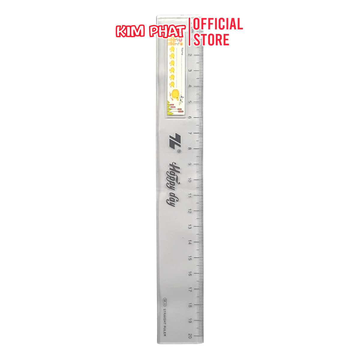 2 Chiếc Thước Kẻ Thiên Long 20cm SR02 Happy Day