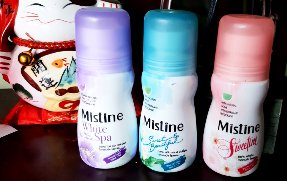 Lăn Khử Mùi MISTINE SWEETINE WHITENING ROLL ON 35 ML