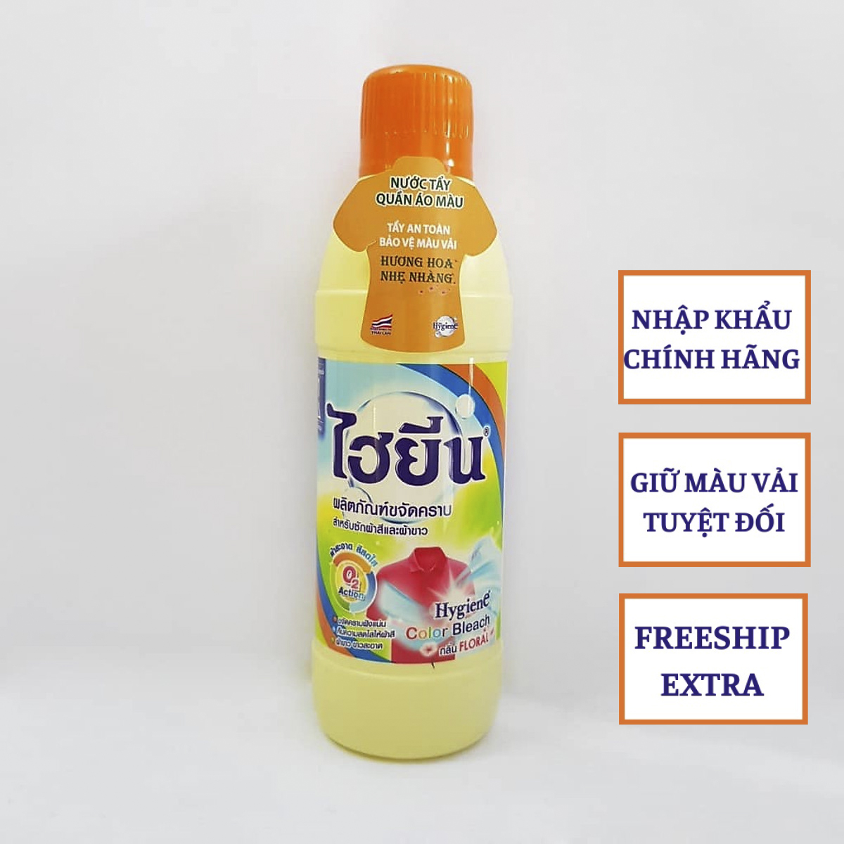 Nước tẩy quần áo màu Hygiene Thái Lan