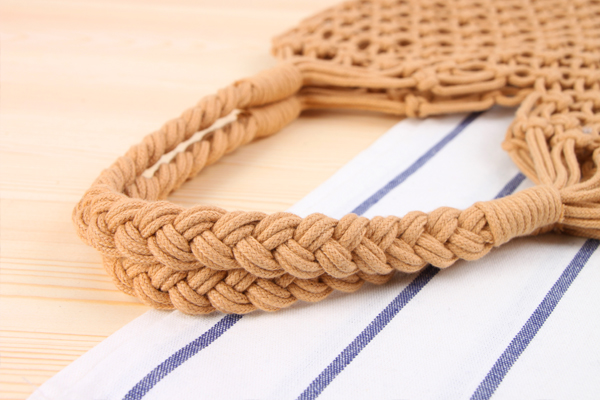 Túi Cói Đan Lưới Size To Sợi Cotton