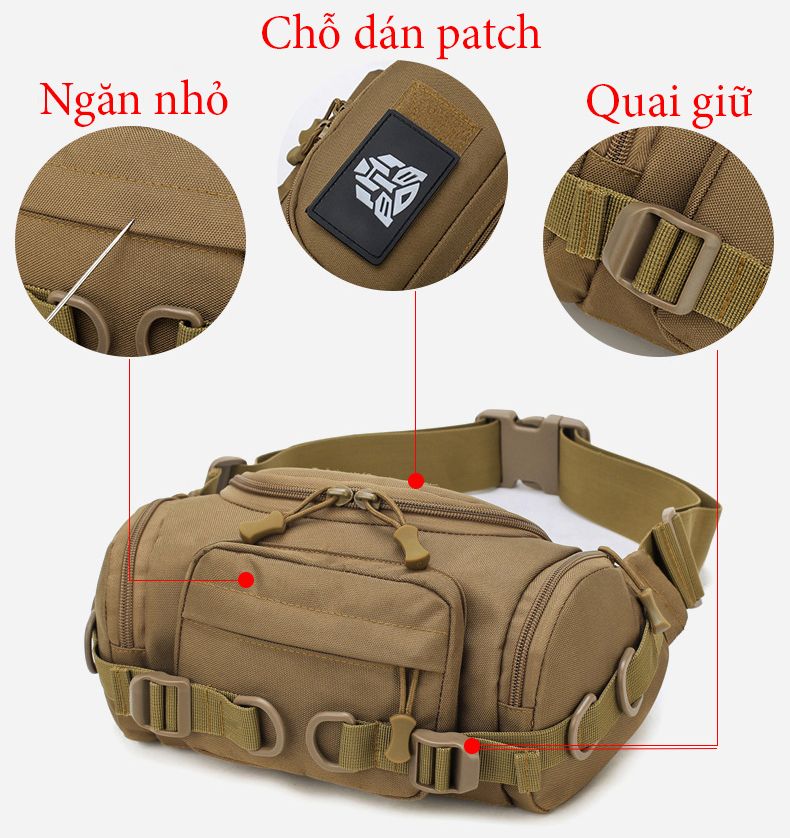 [HCM]Túi đa năng thời trang lính BL219