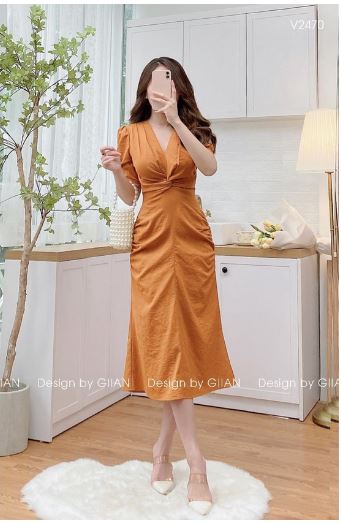 ĐẦM CHỮ V XOẮN NGỰC MỚI
