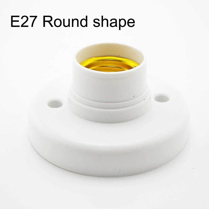 QKKQLA Screw Lamp Base E27 Plug Socket Light Bulb AC Wall Holder Adapter Snap-in Lamp Holder