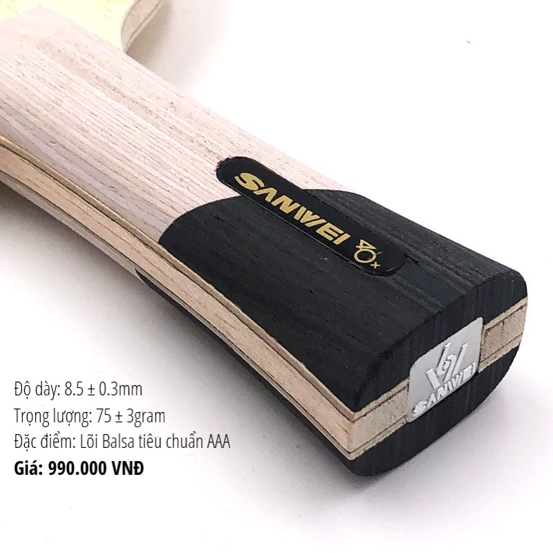 Cốt Vợt Bóng Bàn SANWEI Ldlight Thế Hệ 40+