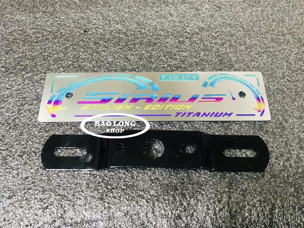 Bảng tên TITANIUM điện phân dành cho Sirius (100% TITAN)