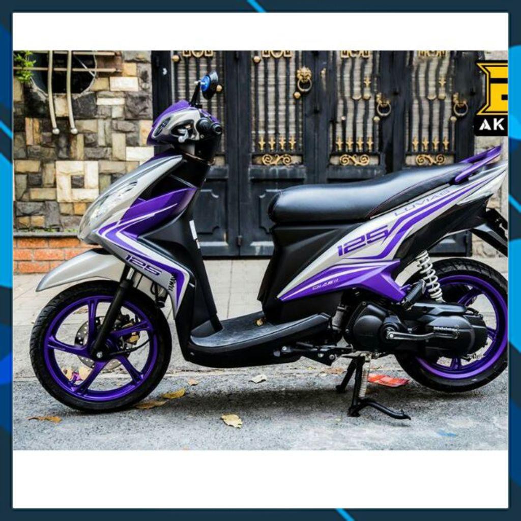 Tem xe luvias rời tím bạc