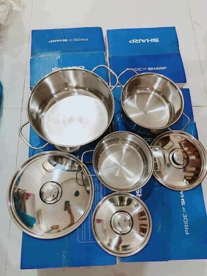 sỉ, lẻ Bộ 3 Nồi Sharp Cao Cấp