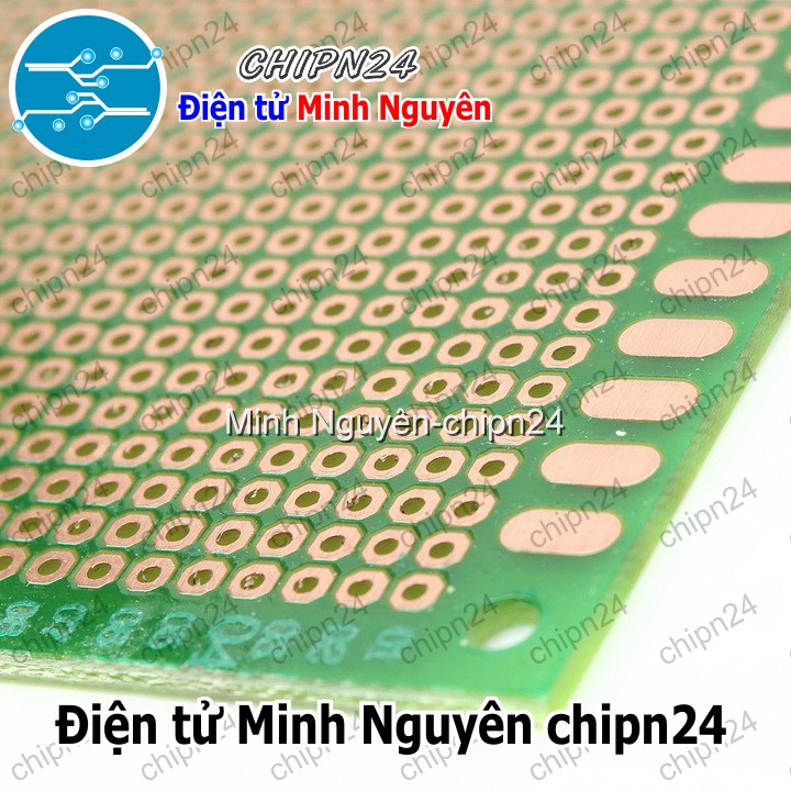 [1 tấm] Testboard 1 mặt Thủy tinh 7x9cm (Board đồng đục lỗ PCB, Testboard cắm hàn) - HH000687