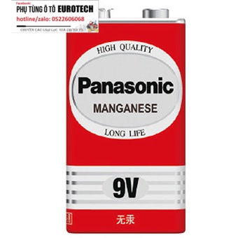 Pin panasonic 9v 6F22DT/1S [BẢO HÀNH 1 NĂM]