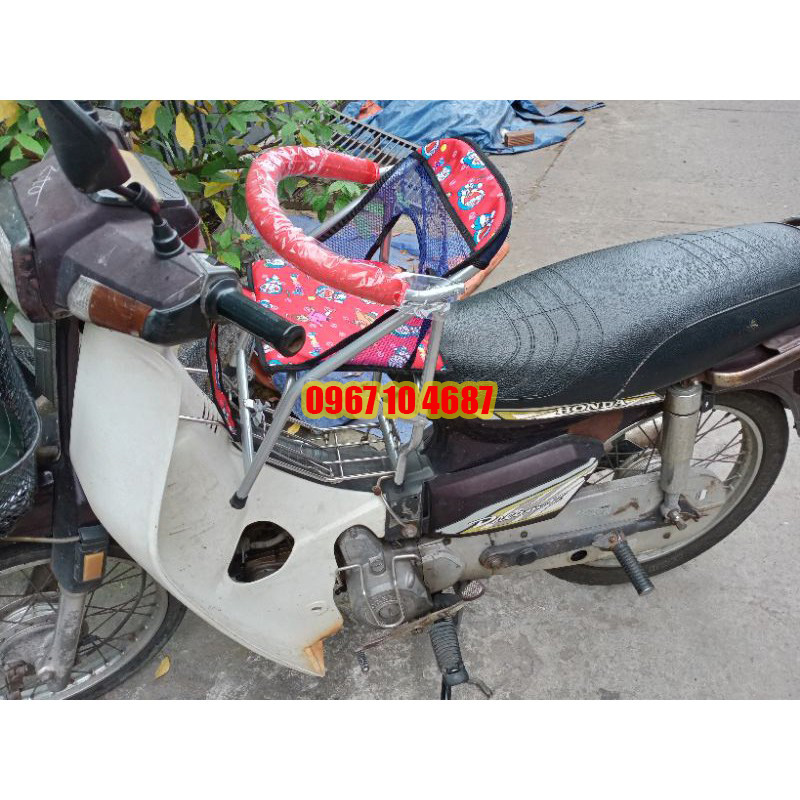 [HCM]Ghế ngồi xe máy có vòng xếp gọn xe số
