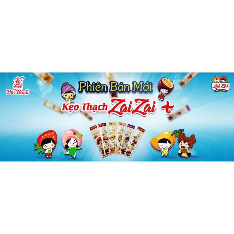 Kẹo Thạch Zaizai Đức Hạnh gói 320g